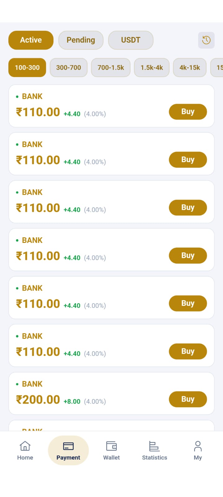 Bosspay App dashboard screenshot